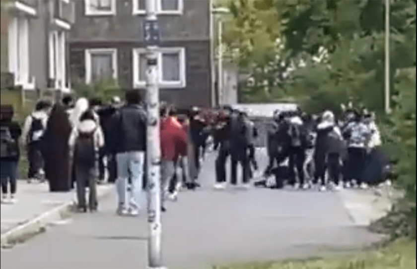 Germany: Several injured after migrant gang trespassed on school grounds to attack student in mass brawl – Allah's Willing Executioners
