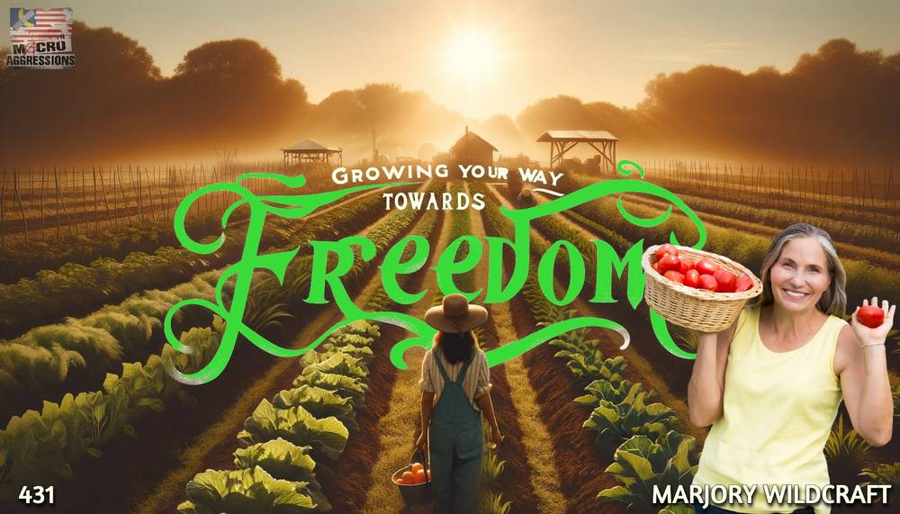 #431: Growing Your Way Towards Freedom | Marjory Wildcraft