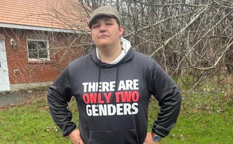 EXCLUSIVE: 16-year-old Catholic student suspended for wearing ‘There are only two genders’ shirt - LifeSite