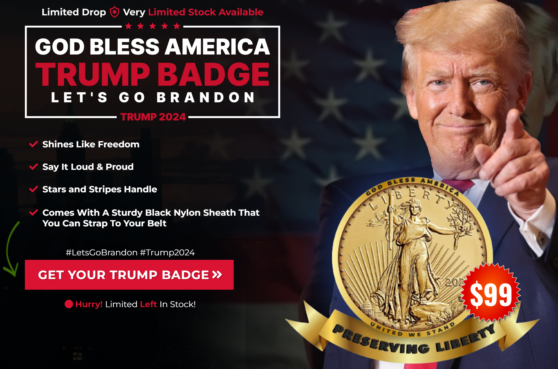 Trump Badge | 50% OFF!