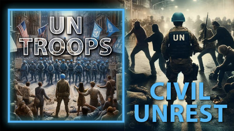 Breaking: UN Troops To Be Used Inside The US For Civil Unrest