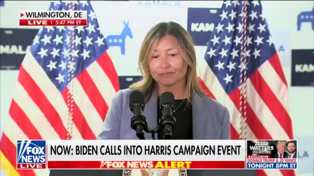 Biden just called into a Kamala Harris event. He sounds gravely ill!